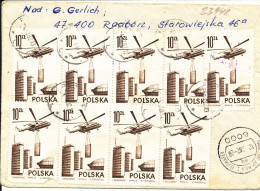 Poland Registered Cover Sent Express To Germany Raciborz 4-3-1982 With Stamps On Front And Backside Of The Cover - Covers & Documents