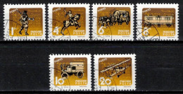 Hongrie 1987 Mi P 252-7 (Yv TT 245-50), Obliteré, - Used Stamps