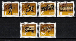 Hongrie 1987 Mi P 252-7 (Yv TT 245-50), Obliteré, - Used Stamps