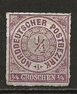 Confédération D'Allemagne Du Nord N° 1 (1868)  Sans Gomme - Mint