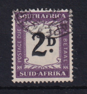 South Africa: 1950/58   Postage Due    SG D40    2d    Black & Violet   Used - Portomarken