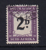 South Africa: 1950/58   Postage Due    SG D40    2d    Black & Violet   Used - Impuestos