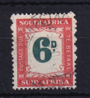 South Africa: 1950/58   Postage Due    SG D43    6d     Used - Postage Due