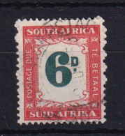 South Africa: 1950/58   Postage Due    SG D43    6d     Used - Impuestos