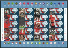 2002 Football World Cup Smilers Sheet Unmounted Mint. Imprinted Consignia Plc 2002unmounted Mint - Persoonlijke Postzegels