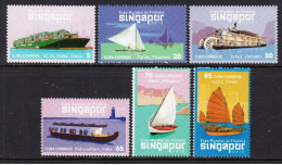 2015 Cuba Singapore Ships  Complete Set Of 6 MNH - Neufs