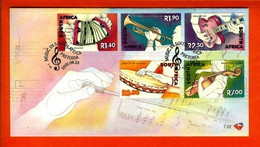 RSA, 2001, Mint FDC, Music In South Africa, SACC Nr(s). 3498-1402. (7-22) - Storia Postale