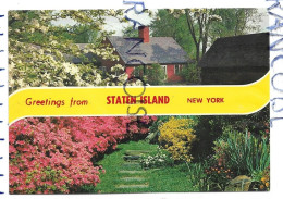 Greetings From Staten Island, New York. Maison Et Jardin Fleuri. - Staten Island