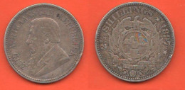 South Afrika 2,5 Shillings 1897 Sud Africa British Zuid Afrika Afrique Du Sud Silver Coin - Zuid-Afrika