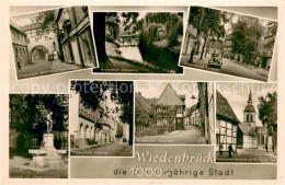 73695573 Wiedenbrueck Emspatie  Moenchstr.mit Klosterbogen Marktplatz Mit Pfarrk - Rheda-Wiedenbrück