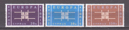 Cyprus 1963 Mi 225-227 MNH EUROPA CEPT - 1963