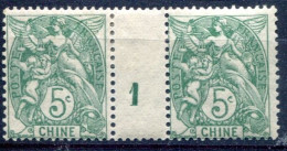 Chine      23 *  Paire Millésime 1 - Unused Stamps