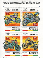 Guinée 2018 - Course International TTde L'ile De Man -  BMW-Honda CBR-Kawasaki ER650 - 4v Sheet Neuf/Mint/MNH - Moto