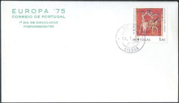 Europa CEPT 1975 Portugal FDC Y&T N°1261a - Michel N°1281y - 1,50e EUROPA - 1bdpg - 1975