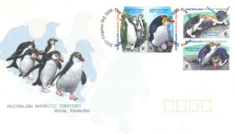 AUSTRALIA  : 2007, FDC STAMPS OF AUSTRALIAN ANTARCTIC TERRITORY, ROYAL PENGUINS. - Brieven En Documenten