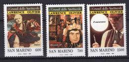 Y7728 - SAN MARINO Ss N°1285/87 - SAINT-MARIN Yv N°1238/40 ** LAWRENCE OLIVIER - Neufs