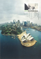 AUSTRALIA  : 2007, POSTAGE PRE PAID POSTCARD OF AUSTRALIAN ARCHITECTURE WITH FD OF ISSUE STAMP. - Brieven En Documenten