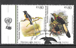 ONU, Nations-Unies, Vienne, Faune, Oiseaux 2015 Yv. 884/85 Oblitérés - Gebruikt