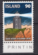 Q1248 - ISLANDE ICELAND Yv N°490 ** PHARE - Neufs