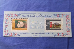 India 1987 Michel Block 4 Int. Briefmarkenausstellung INDIA 89 MNH - Unused Stamps