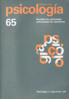 Anuario De Psicología Nº 65. 1995 (2) - Ohne Zuordnung