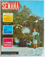 Revista Semana Nº 1200. 19-2-1963. Raf Vallone. Madam Pompidou. Aurora Redondo - Unclassified
