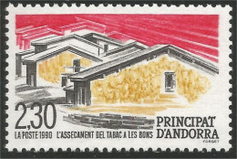 140 Andorre Yv 395 Maison Tabac Tobacco House Tabak MNH ** Neuf SC (ANF-251) - Tabac