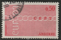 140 Andorre 1971 Europa Yv 212 (ANF-162) - Gebraucht