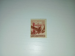 07AL01 REGNO D'ITALIA LUOGOTENENZA 1945 SOPRASTAMPA IV CENTENARIO DEL CONCILIO DI TRENTO 10 CENT. "XX" - Ongebruikt