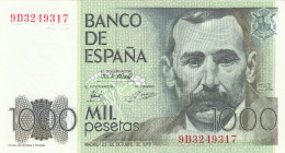 CRBS0984 BILLETE ESPAÑA 1000 PESETAS 1979 SERIE 9D SIN CIRCULAR - [ 4] 1975-…: Juan Carlos I.