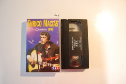 CA1 K7 VHS Enrico Maccias à L'Olympia 1995 - Concert Et Musique