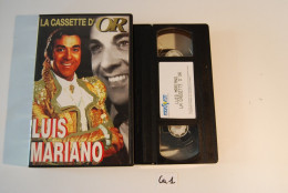 CA1 K7 VIDEO VHS LA CASSETTE D'OR LUIS MARIANO - Concerto E Musica