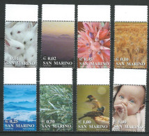 San Marino - 2002 Definitive Issues.Rabbits/Birds/Plants/Baby  MNH** - Unused Stamps