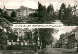 73692642 Burlo Kloster Mariengarden Schwesternhaus Krieger-Ehrenmal Strassenpart - Borken