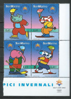 San Marino - 2002 Olympic Games - Salt Lake City, USA  MNH** - Unused Stamps