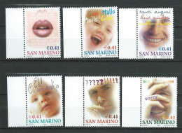 San Marino - 2002 Greeting Stamps.  MNH** - Unused Stamps
