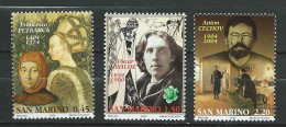 San Marino - 2004 Personalities.Literature/Authors.  MNH** - Unused Stamps