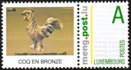 LUXEMBURG, LUXEMBOURG, 2006, MI 1711,  MI 1A, PERSONALISIERTE MARKE,  COQ EN BRONZE,  POSTFRISCH, NEUF - Ongebruikt