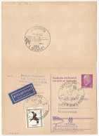 DDR GDR Deutschland Ganzsache Postal Stationery Mi.P74 With Reply 1966 - Cartes Postales - Oblitérées