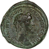 Antonin Le Pieux, Sesterce, 145-161, Rome, Bronze, TB+, RIC:784 - Les Antonins (96 à 192)