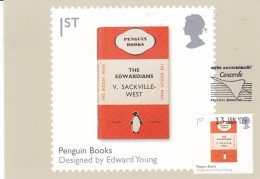 Great Britain GB  UK - Maximum Card 2009 QE2 1st British Design Classics Penguin Books - Cartes-Maximum (CM)