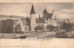 SUISSE - Zürich. Das Schweiz. Landesmuseum - Vue Générale Du Musée - Carte Postale Ancienne - Zürich