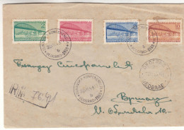 Yougoslavie - Lettre Recom FDC De 1948 - Oblit Beograd - Conférance Du Danube  ? - Ponts - Valeur 150 Euros - - Briefe U. Dokumente