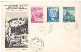 Yougoslavie - Lettre FDC De 1951 - Oblit Bled - Avions - Valeur 65,00 € Oblitéré - Sur Lettre ++ - Briefe U. Dokumente