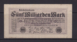 GERMANY - 1923  5 Mlliarden Mark Circulated Banknote - 5 Milliarden Mark