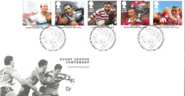 1995 Rugby Unaddressed FDC Tt - 1991-2000 Decimal Issues