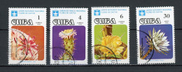 CUBA -  FLORE  N°Yt 2054+2055+2056+PA 283 Obl - Gebraucht