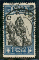 Regno - Vittorio Emanuele III - 1928 - 1,25 Lire Emanuele Filiberto (235/I) Dentellato 13 3/4 - Usato - Cert. Biondi - Autres & Non Classés