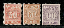 Regno - Servizi - 1913 - Cifra (1/3) - Serie Completa - Gomma Integra - Sonstige & Ohne Zuordnung