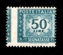 Repubblica - Servizi - 1957 - Segnatasse - 50 Lire (118/IIf) - Dentellatura Verticale Spostata - Gomma Integra - Otros & Sin Clasificación